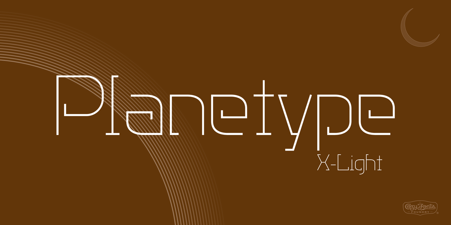 Example font Planetype #9
